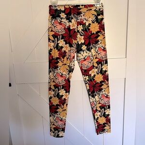 Lularoe,NWOT, Santa Leggings